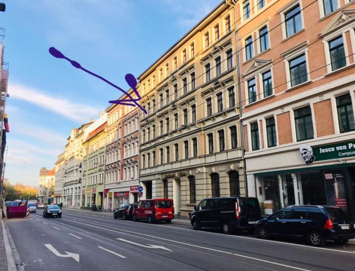 Ferienwohnung In Der Naehe Leipziger Zentrum Exterior foto